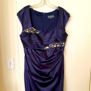 KM collections Size 14 Cocktail Dress with Beading
